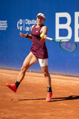 BBVA Open Internacional of Valencia Round of 32 Oksana Selekhmeteva from Spain against Nastasja Schunk from Germany in action during the BBVA Open Internacional of Valencia Round of 32 at Sporting Tennis Valencia, (Valencia ) on September 15, 2026. Copyright: xVicentexVidalxFernandezx