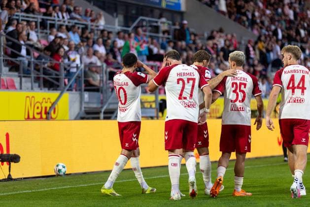 15.09.2026, Fussball, GER, Saison, 3.Liga, Saision 2026 2027, 06. Spieltag, SSV Jahn Regensburg - Fortuna Düsseldorf Jubel nach dem 1:0 durch Nassim Boujellab (SSV Jahn Regensburg) DFL REGULATIONS PROHIBIT ANY USE OF PHOTOGRAPHS AS IMAGE SEQUENCES AND OR QUASI-VIDEO.