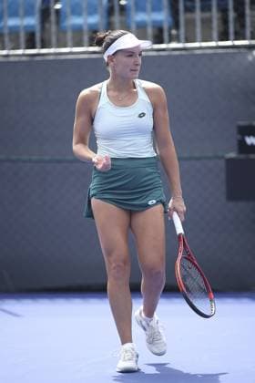 RECORD DATE NOT STATED Darja Semenistaja and Hayu Kinoshita face off at the SP Open in Brazil. Sao Paulo (SP), 09 15 2026 Tennis SP Open Latvian tennis player Darja Semenistaja, seeded No. 9, faces Japanese player Hayu Kinoshita in the first round of the SP Open, this Tuesday (15), on court 2 of Villa-Lobos Park, in Sao Paulo. Tennis player Darja Semenistaja wins by 2 sets to 0 with a score of 7 5 and 6 4(Foto: Leco Viana Thenews2 imago images) SPO  Copyright: xLecoxVianax