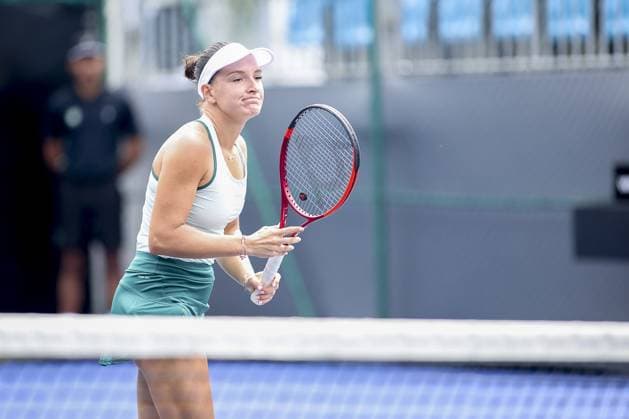 RECORD DATE NOT STATED Darja Semenistaja and Hayu Kinoshita face off at the SP Open in Brazil. Sao Paulo (SP), 09 15 2026 Tennis SP Open Latvian tennis player Darja Semenistaja, seeded No. 9, faces Japanese player Hayu Kinoshita in the first round of the SP Open, this Tuesday (15), on court 2 of Villa-Lobos Park, in Sao Paulo. Tennis player Darja Semenistaja wins by 2 sets to 0 with a score of 7 5 and 6 4(Foto: Leco Viana Thenews2 imago images) SPO  Copyright: xLecoxVianax