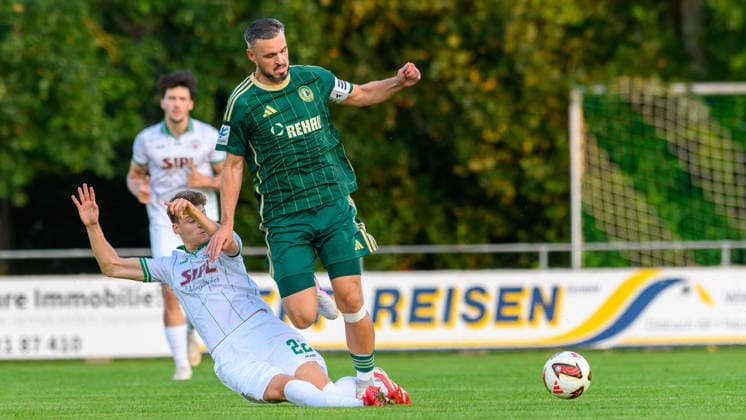 15.09.2026 - Fussball - Saison 2026 2027 - Regionalliga Bayern - 09. Spieltag: SC Eltersdorf - VfB Eichstätt - JoTe - xjoxtex - Jonas Winkler (22, VfB Eichstätt ) Maximilian Göbhardt Goebhardt (10, SC Eltersdorf )