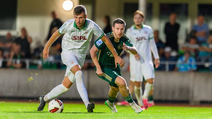 15.09.2026 - Fussball - Saison 2026 2027 - Regionalliga Bayern - 09. Spieltag: SC Eltersdorf - VfB Eichstätt - JoTe - xjoxtex - Bastian Bösl (5, VfB Eichstätt ) Robin Renner (27, SC Eltersdorf )
