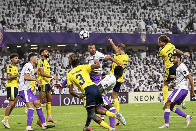 Al Ain v Al-Nassr - AFC Champions League AL AIN, UNITED ARAB EMIRATES - SEPTEMBER 15: Al-Nassr s Cristiano Ronaldo in action during the AFC Champions League match between Al Ain and Al-Nassr at Hazza Bin Zayed Stadium in Al Ain, United Arab Emirates, on September 15, 2026. Hassan al Raisi Anadolu Abu Dhabi United Arab Emirates. Editorial use only. Please get in touch for any other usage.  Copyright: x2026xAnadoluxHassanxalxRaisix