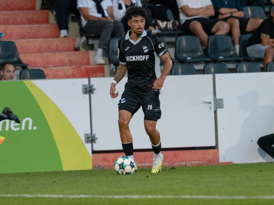 Andre Leipold (SC Verl, 20) am Ball GER, Fussball, SG Sonnenhof Grossaspach vs. SC Verl, 3. Liga, 6. Spieltag, Aspach, Saison 2026 2027, 15.09.2026 GER, Fussball, SG Sonnenhof Grossaspach vs. SC Verl, 3. Liga, 6. Spieltag, Saison 2026 2027, 15.09.2026 Aspach Copyright: xCarstenxSchweringx EP_CSG