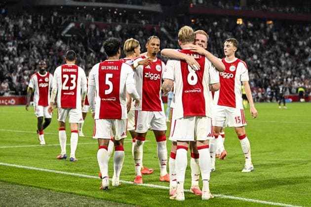 AMSTERDAM - Julian Brandt of Ajax celebrates the 2-0 during the Dutch Eredivisie match between Ajax and Willem II at the Johan Cruijff ArenA on September 15, 2026, in Amsterdam, the Netherlands. OLAF KRAAK ANP Eredivisie 2026 27 xVIxANPxSportx xxANPxIVx 568736969 originalFilename: 568736969.jpg