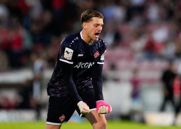 Marko Rajkovacic (FC Wuerzburger Kickers, 33) jubelt nach einem Tor fuer seine Mannschaft. GER, FC Wuerzburger Kickers vs TSV Alemannia Aachen, 3. Liga, 6. Spieltag, Saison 2026-27, AKON Arena, Wuerzburg, 15.09.2026 Wuerzburger Kickers vs Alemannia Aachen, 3. Liga, 6. Spieltag, Saison 2026-27, 15.09.2026 Wuerzburg Copyright: xEibner-Pressefoto ScottxColemanx EP_SCN
