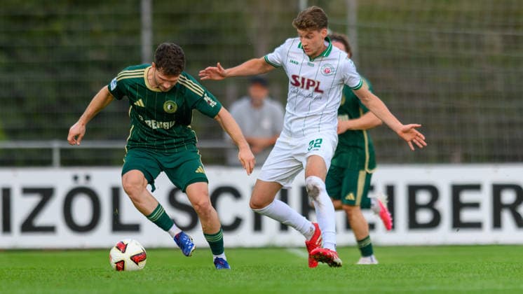15.09.2026 - Fussball - Saison 2026 2027 - Regionalliga Bayern - 09. Spieltag: SC Eltersdorf - VfB Eichstätt - JoTe - xjoxtex - Moritz Fischer (15, SC Eltersdorf ) Enrike Catalan Keck (22, SC Eltersdorf )
