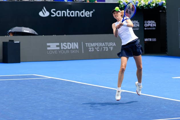 WTA, Tennis Damen GUADALAJARA OPEN 2026 WTA GUADALAJARA OPEN 2026 CRISTINA BUCSA VS PANNA UDVARDY 15092026 GUADALAJARA, JALISCO. Action photo of Cristina Bucsa of Spain, during a match of the WTA Guadalajara Open 2026, held at the Centro Panamericano de Tenis of Guadalajara, Jalisco, Mexico. Foto de accion de Cristina Bucsa de Espana, durante juego del WTA Guadalajara Open 2026 celebrado en el Centro Panamericano de Tenis de Guadalajara, Jalisco, Mexico PHOTO BY IMAGENSHOP AGENCIA FOTOGRAFICA GUADALAJARA JALISCO MEXICO Copyright: xIMAGENSHOPxAGENCIAxFOTOGRAFICAx