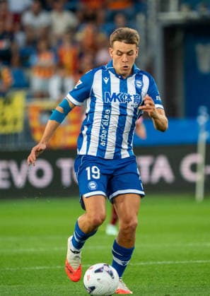 ESP: LaLiga EA Sports Deportivo Alaves v Valencia CF Pablo Ibane of Alaves during LaLiga EA Sports between Deportivo Alaves v Valencia CF played at Mendizorroza Stadium in Vitoria Gasteiz on September 15, 2026 in Spain VITORIA Spain Futbol Copyright: xAgenciaxLOFx