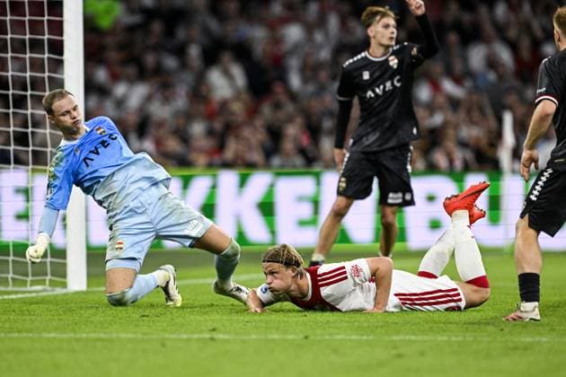 AMSTERDAM - Kasper Dolberg of Ajax scores the 5-1 during the Dutch Eredivisie match between Ajax and Willem II at the Johan Cruijff ArenA on September 15, 2026 in Amsterdam, the Netherlands. OLAF KRAAK ANP Eredivisie 2026 27 xVIxANPxSportx xxANPxIVx 568741291 originalFilename: 568741291.jpg