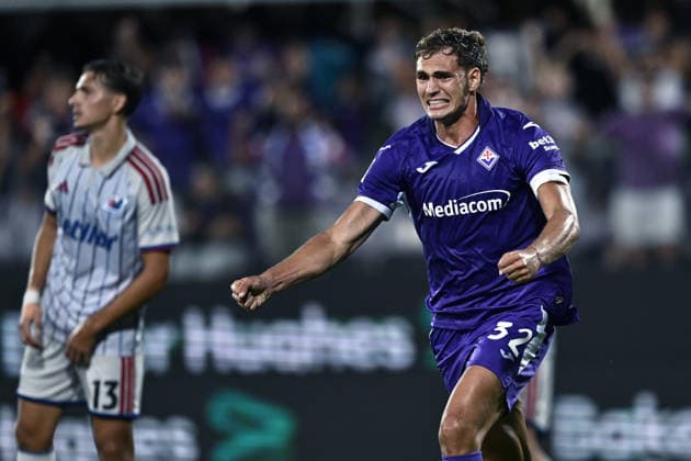 Mp Firenze 15 09 2026 - Coppa Italia Fiorentina-Pisa foto Matteo Papini Image nella foto: esultanza gol Mateo Pellegrino 