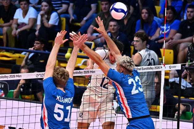 VOLLEYBALL - CEV Eurovolley Men - Italy vs. Czechia Photo by IPA ABACAPRESS.COM88574373 - Mattia BOTTOLO (Italy) Modena Italy  Copyright: xIPAxSport ABACAx