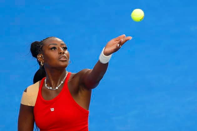 Guadalajara Open WTA, Tennis Damen 500 - Day 4 Alycia Parks of the US in action against Sara Bejlek of Czechia during their Women s singles round of 16 match at the Guadalajara Open WTA 500 in Guadalajara, Jalisco, Mexico, 15 September 2026. Guadalajara Mexico  Copyright: xFRANCISCOxGUASCOx