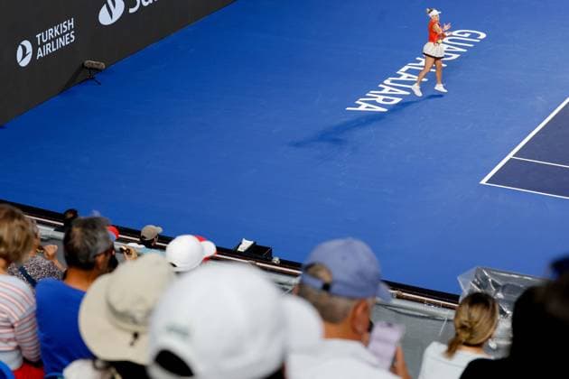 WTA, Tennis Damen GUADALAJARA OPEN 2026 WTA GUADALAJARA OPEN 2026 DIANE PARRY VS PEYTON STEARNS 15092026 GUADALAJARA, JALISCO. Action photo of Peyton Stearns of the United States, during a match of the WTA Guadalajara Open 2026, held at the Centro Panamericano de Tenis of Guadalajara, Jalisco, Mexico. Foto de accion de Peyton Stearns de Estados Unidos, durante juego del WTA Guadalajara Open 2026 celebrado en el Centro Panamericano de Tenis de Guadalajara, Jalisco, Mexico PHOTO BY IMAGENSHOP AGENCIA FOTOGRAFICA GUADALAJARA JALISCO MEXICO Copyright: xIMAGENSHOPxAGENCIAxFOTOGRAFICAx