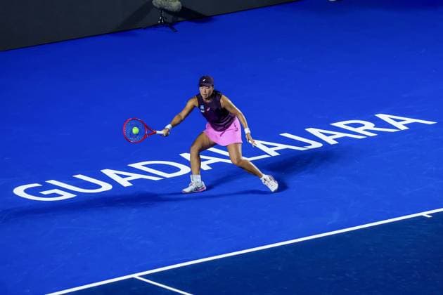 WTA, Tennis Damen GUADALAJARA OPEN 2026 WTA GUADALAJARA OPEN 2026 SLOANE STEPHENS VS JANICE TJEN 15092026 GUADALAJARA, JALISCO. Action photo of Janice Tjen of Indonesia, during a match of the WTA Guadalajara Open 2026, held at the Centro Panamericano de Tenis of Guadalajara, Jalisco, Mexico. Foto de accion de Janice Tjen de Indonesia, durante juego del WTA Guadalajara Open 2026 celebrado en el Centro Panamericano de Tenis de Guadalajara, Jalisco, Mexico PHOTO BY IMAGENSHOP AGENCIA FOTOGRAFICA GUADALAJARA JALISCO MEXICO Copyright: xIMAGENSHOPxAGENCIAxFOTOGRAFICAx