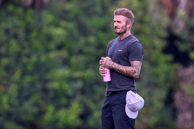 FORT LAUDERDALE, FL - SEPTEMBER 15: Co Owner David Beckham of Inter Miami CF is seen during an Inter Miami Training Session at Florida Blue Training Center ahead of the 2026 Michelob ULTRA Campeones Cup on September 15, 2026 in Fort Lauderdale, Florida. (Photo by Chris Arjoon Icon Sportswire) SOCCER: SEP 15 Inter Miami CF Training EDITORIAL USE ONLY Icon2609150000038