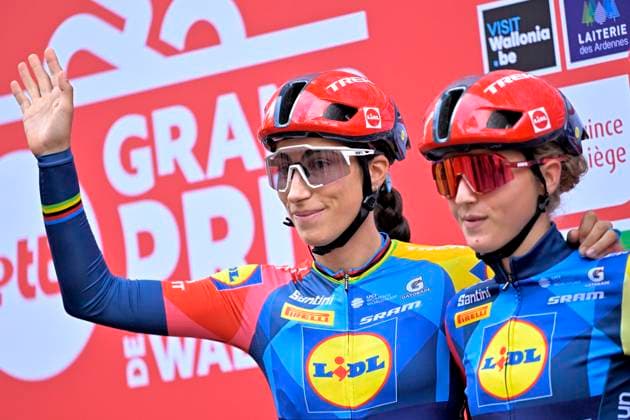 Grand Prix de Wallonie 2026 Cycling Race - Women CITADELLE DE NAMUR, BELGIUM - SEPTEMBER 16 : Balsamo Elisa (ITA) of Lidl - Trek during the 66th edition of Grand Prix de Wallonie an UCI ProSeries 1.Pro one day cycling road race for Women Elite of 127,3 km with start in Seraing and finish in Citadelle de Namur on September 16, 2026 in Citadelle de Namur, Belgium, 16 09 2026 ( Motordriver Pieter Van Herzeele - Citadelle de Namur Belgium  Copyright: xSesx