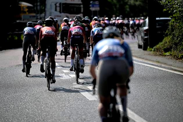 Grand Prix de Wallonie 2026 Cycling Race - Women CITADELLE DE NAMUR, BELGIUM - SEPTEMBER 16 : illustration picture peloton during the 66th edition of Grand Prix de Wallonie an UCI ProSeries 1.Pro one day cycling road race for Women Elite of 127,3 km with start in Seraing and finish in Citadelle de Namur on September 16, 2026 in Citadelle de Namur, Belgium, 16 09 2026 ( Motordriver Pieter Van Herzeele - Citadelle de Namur Belgium  Copyright: xSesx