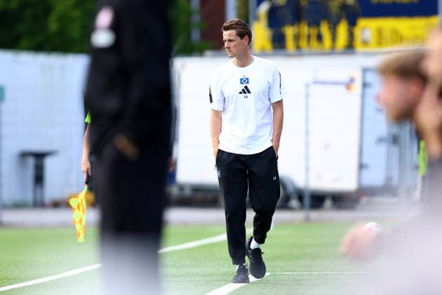 Lukas Anderer (Trainer, Hamburger SV U21, U 21 Fußball I Herren I Regionalliga Nord I Saison 2026-2027 I 9. Spieltag I Hamburger SV U21 - FC St. Pauli U23 I 16.09.2026 I Stadion Hoheluft