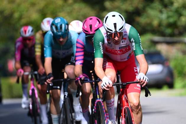 Grand Prix de Wallonie 2026 Cycling Race CITADELLE DE NAMUR, BELGIUM - SEPTEMBER 16 : Bais Davide (ITA) of Team Polti VisitMalta during the 66th edition of Grand Prix de Wallonie an UCI ProSeries 1.Pro one day cycling road race for Men Elite of 196.8 km with start in Seraing and finish in Citadelle de Namur on September 16, 2026 in Citadelle de Namur, Belgium, 16 09 2026 ( Motordriver Kenny Verfaillie - Citadelle de Namur Belgium  Copyright: xVincentxKalutx
