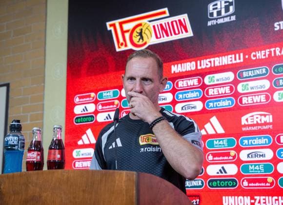 Fußball, Herren, Saison 2026 2027, 1. Bundesliga, 1. FC Union Berlin, Pressekonferenz mit Trainer Mauro Lustrinelli (1. FC Union Berlin), 16.09.2026, Copyright: xMatthiasxKochx