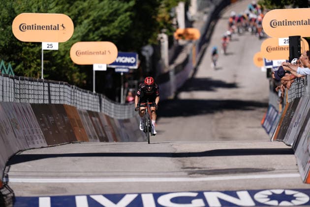 Germany s Lennart Jasch of Tudor Pro Cycling Team winner of stage during the Giro d™Abruzzo, stage 2 from Popoli Terme to Caramanico Terme (143 km) - Abruzzo, Italy - Wednesday, September 16, 2026. - cycling.  Copyright: xMassimoxPaolone LaPressex