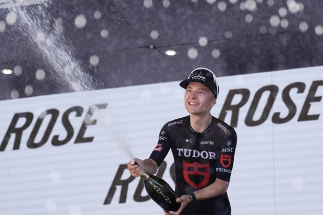 Germany s Lennart Jasch of Tudor Pro Cycling Team winner of stage during the Giro d™Abruzzo, stage 2 from Popoli Terme to Caramanico Terme (143 km) - Abruzzo, Italy - Wednesday, September 16, 2026. - cycling.  Copyright: xMassimoxPaolone LaPressex