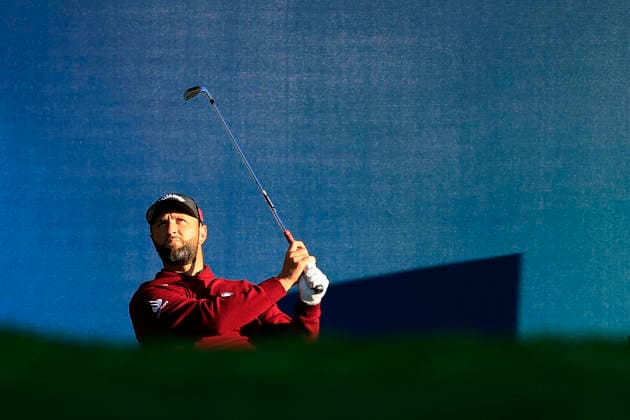 RECORD DATE NOT STATED 16th September 2026; Wentworth Golf Club, Virginia Water, Surrey, England; DP World Tour Golf, BMW PGA, Golf Herren Championship, Pro Am; Jon Rahm off the 2nd Hole, Par 3 ChrisxRoll
