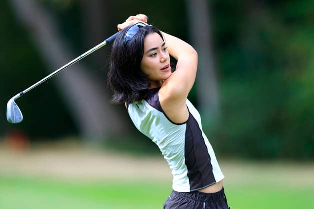 RECORD DATE NOT STATED 16th September 2026; Wentworth Golf Club, Virginia Water, Surrey, England; DP World Tour Golf, BMW PGA, Golf Herren Championship, Pro Am; Islay Meadows with her final approach pitch ChrisxRoll