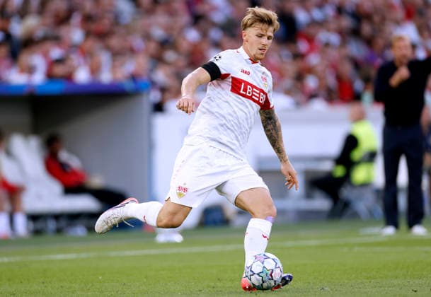 JELTSCH Finn Team VfB Stuttgart UEFA Champions League Saison 2026 - 2027 Spiel VfB Stuttgart - Viking FK am 09.09.2026 in Stuttgart DFL REGULATIONS PROHIBIT ANY USE OF PHOTOGRAPHS as IMAGE SEQUENCES and or QUASI-VIDEO Copyright: xLacixPerenyix