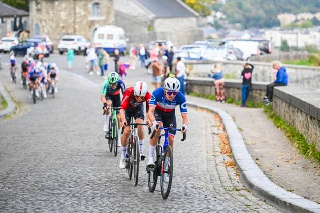 Grand Prix de Wallonie 2026 Cycling Race CITADELLE DE NAMUR, BELGIUM - SEPTEMBER 16 : Gregoire Romain (FRA) of Groupama FDJ United in action during the 66th edition of Grand Prix de Wallonie an UCI ProSeries 1.Pro one day cycling road race for Men Elite of 196.8 km with start in Seraing and finish in Citadelle de Namur on September 16, 2026 in Citadelle de Namur, Belgium, 16 09 2026 ( Motordriver Kenny Verfaillie - Citadelle de Namur Belgium  Copyright: xVincentxKalutx