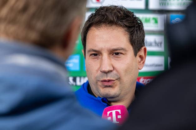Argirios Giannikis (1. FC Saarbruecken, Cheftrainer) im Interview bei Magenta GER, SC Preussen Muenster vs. 1. FC Saarbruecken, Fussball, 3. Liga, 6. Spieltag, Spielzeit 2026 2027, 16.09.2026 DFL Regulations prohibit any use of photographers as image sequences and or quasi-video. GER, SC Preussen Muenster vs. 1. FC Saarbruecken, Fussball, 3. Liga, 6. Spieltag, Spielzeit 2026 2027, 16.09.2026 Muenster Copyright: xEibner-Pressefoto JanxRollingerx EP_JSK