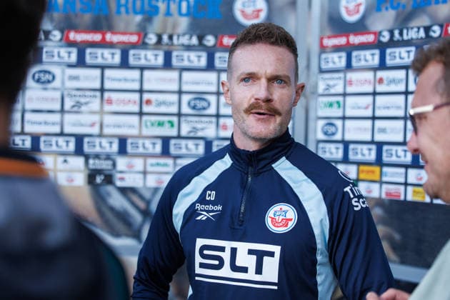 Co Trainer Yannic Thiel (Rostock) ; GER, FC Hansa Rostock vs. VfB Stuttgart II, Fußball, Männer, 3.Liga, 06.Spieltag, Spielzeit 2026 2027, 16.09.2026 Rostock Ostseestadion Mecklenburg - Vorpommern Deutschland