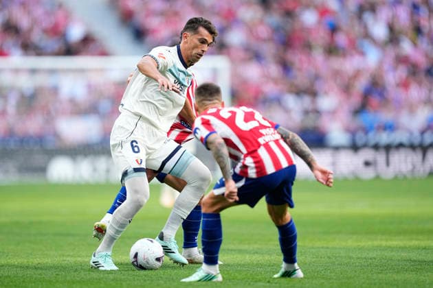 September 16, 2026, Madrid, Madrid, Spain: Lucas Torro of CA Osasuna in action during the Spanish League, LaLiga EA Sports, football match played between Atletico de Madrid and CA Osasuna at Riyadh Air Metropolitano stadium on September 16, 2026, in Madrid, Spain. Madrid Spain - ZUMAa181 20260916_zaa_a181_012 Copyright: xOscarxJ.xBarrosox