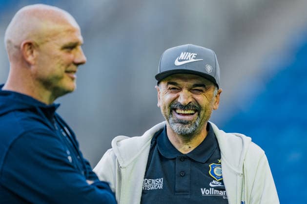 Deutschland: Regionalliga Nordost 2026 - 2027, 9. Spieltag - 1. FC Magdeburg II vs FC Erzgebirge Aue - AVNET ARENA (Magdeburg): Khvicha Shubitidze (Trainer, FC Erzgebirge Aue) Einzelbild, Mimik, Emotion, Gesichtsausdruck Copyright: xTomxLauruschkatx