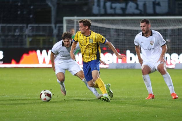 Fußball Regionalliga Nordost: 1. FC Lok Leipzig - BFC Dynamo; 16.09.2026 Nils Kaiser (19, Lok Leipzig) am Ball. Fußball, Regionalliga Nordost, Saison 2026 2027, 9. Spieltag: 1. FC Lok Leipzig vs. BFC Dynamo am 16.09.2026 im Bruno-Plache-Stadion, Leipzig. Copyright: xBEAUTIFULxSPORTS JanxKaeferx