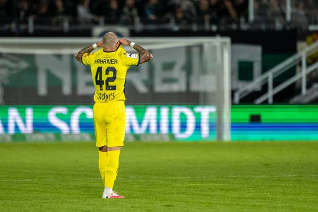 Philip Fahrner (1. FC Saarbruecken, 42) reagiert enttaeuscht nach dem 3:3 Unentschieden GER, SC Preussen Muenster vs. 1. FC Saarbruecken, Fussball, 3. Liga, 6. Spieltag, Spielzeit 2026 2027, 16.09.2026 DFL Regulations prohibit any use of photographers as image sequences and or quasi-video. GER, SC Preussen Muenster vs. 1. FC Saarbruecken, Fussball, 3. Liga, 6. Spieltag, Spielzeit 2026 2027, 16.09.2026 Muenster Copyright: xEibner-Pressefoto JanxRollingerx EP_JSK