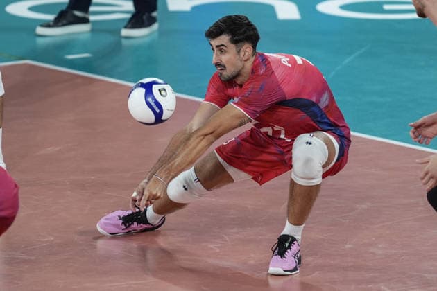 France v Romania - CEV EuroVolley 2026 Men CLUJ-NAPOCA, ROMANIA - SEPTEMBER 16: Antoine Pothron of France in action during the CEV 2026 European Men s Volleyball Championship Group D match between France and Romania at BT Arena in Cluj-Napoca, Romania, on September 16, 2026. Osmancan Gurdogan Anadolu Cluj Romania. Editorial use only. Please get in touch for any other usage.  Copyright: x2026xAnadoluxOsmancanxGurdoganx