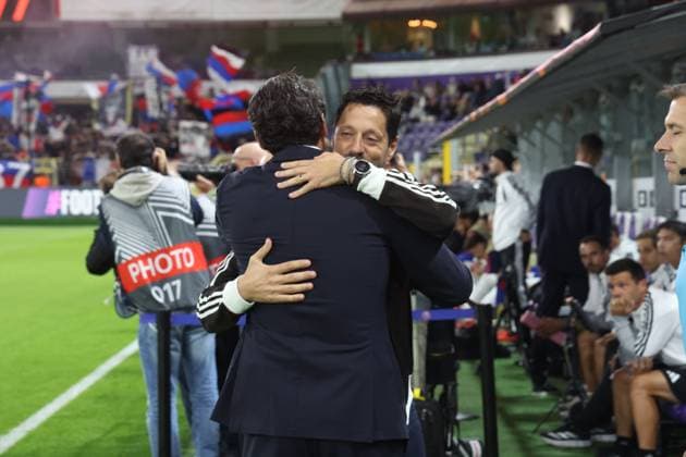 Anderlecht s head coach Vitor Bruno pictured before a soccer game between Belgian RSC Anderlecht and French Olympique Lyonnais, Wednesday 16 September 2026 in Brussels, on the first day (out of 8) of the league phase of the UEFA Europa League tournament. VIRGINIExLEFOUR  x186656003x