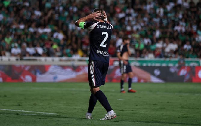 Cyprus Europa League Celta captain Carl Starfelt reacts during the Europa League Matchday 1 game between Omonia and Celta at the GSP Stadium in Nicosia. Cyprus, Wednesday, September 16, 2026. Nicosia Cyprus  Copyright: xDanilxShamkinx originalFilename:shamkin-notitle260916_npFLA.jpg