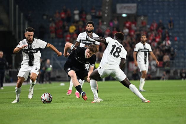 SOCCER - UEFA EL, Sturm vs Rennais GRAZ,AUSTRIA,16.SEP.26 - SOCCER - UEFA Europa League, Sturm Graz vs Stade Rennais FC. Image shows .  GEPAxpictures xAvnixRetkoceri
