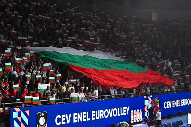 2026.09.16 Sofia siatkowka Mistrzostwa Europy w siatkowce mezczyzn Polska - Bulgaria N z kibic kibice atmosfera zabawa widok ilustracja atmosfera Foto Lukasz Laskowski PressFocus 2026.09.16 Sofia CEV Enel EuroVolley Men 2026 Poland vs Bulgaria kibic kibice atmosfera zabawa widok ilustracja atmosfera Credit: Lukasz Laskowski PressFocus NEWSPIX.PL --- newspix.pl POLAND OUT! 