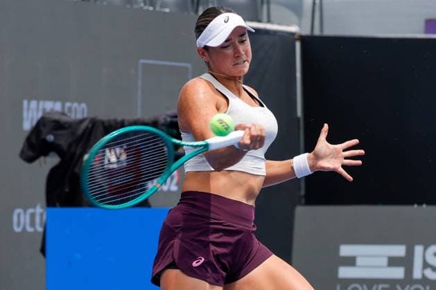 WTA, Tennis Damen GUADALAJARA OPEN 2026 WTA GUADALAJARA OPEN 2026 MAGDALENA FRECH VS CAROLINE DOLHIDE 16092026 GUADALAJARA, JALISCO. Action photo of Caroline Dolhide of the United States, during a match of the WTA Guadalajara Open 2026, held at the Centro Panamericano de Tenis of Guadalajara, Jalisco, Mexico. Foto de accion de Caroline Dolhide de Estados Unidos, durante juego del WTA Guadalajara Open 2026 celebrado en el Centro Panamericano de Tenis de Guadalajara, Jalisco, Mexico PHOTO BY IMAGENSHOP AGENCIA FOTOGRAFICA GUADALAJARA JALISCO MEXICO Copyright: xIMAGENSHOPxAGENCIAxFOTOGRAFICAx
