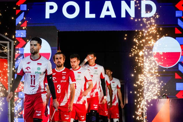 Volleyball - CEV EuroVolley 2026 Group B - Poland vs Bulgaria - 09.16.2026 SOFIA, BULGARIA - September 16th: Team Poland during CEV EuroVolley 2026, Group B match between Poland vs Bulgaria at Arena 8888 in Sofia, Bulgaria, on September 16th, 2026 in Sofia, Bulgaria. Copyright: xYulianxTodorovx