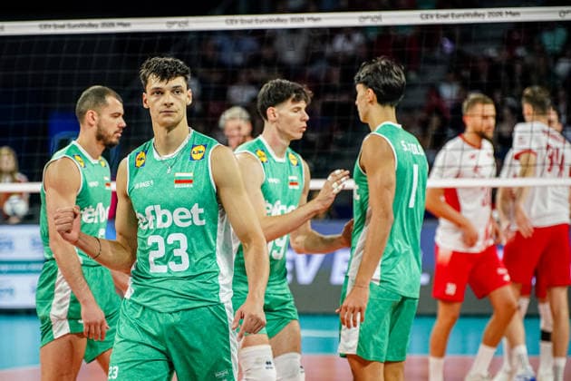 Volleyball - CEV EuroVolley 2026 Group B - Poland vs Bulgaria - 09.16.2026 SOFIA, BULGARIA - September 16th: Aleksandar Nikolov, 23 of Bulgaria during CEV EuroVolley 2026, Group B match between Poland vs Bulgaria at Arena 8888 in Sofia, Bulgaria, on September 16th, 2026 in Sofia, Bulgaria. Copyright: xYulianxTodorovx
