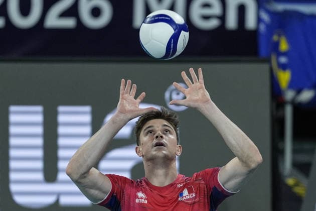 France v Romania - CEV EuroVolley 2026 Men CLUJ-NAPOCA, ROMANIA - SEPTEMBER 16: Thao Faure of France in action during the CEV 2026 European Men s Volleyball Championship Group D match between France and Romania at BT Arena in Cluj-Napoca, Romania, on September 16, 2026. Osmancan Gurdogan Anadolu Cluj-Napoca Romania. Editorial use only. Please get in touch for any other usage.  Copyright: x2026xAnadoluxOsmancanxGurdoganx