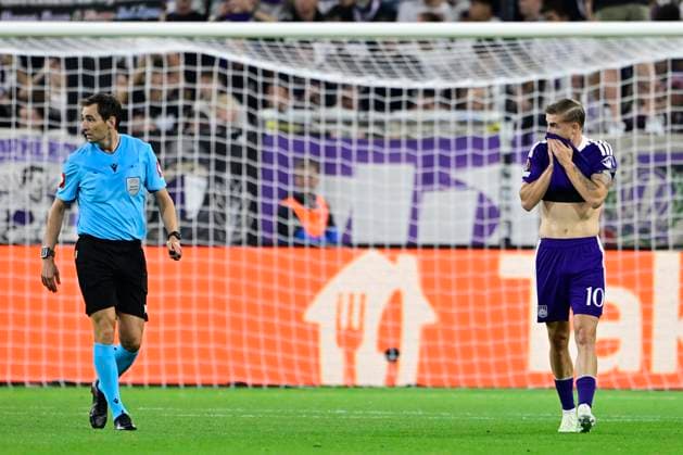 RSC Anderlecht v Olympique Lyon - UEFA Europa League ANDERLECHT, BELGIUM - SEPTEMBER 16 : Winkler Marten forward of RSC Anderlecht during the UEFA Europa League 2026 27 League Phase MD1 match between RSC Anderlecht and Olympique Lyon on September 16, 2026 in Anderlecht, Belgium, 16 09 2026 Anderlecht Belgium  Copyright: xJanxDexMeuleneirx