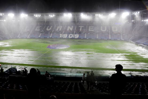 Levante UD v Athletic Club - LaLiga EA Sports 2026 27 The LaLiga match between Levante and Athletic Club Bilbao is suspended due to a severe storm in Valencia, at Ciutat de Valencia Stadium on September 16, 2026. valencia Spain  Copyright: xJosexMiguelxFernandezx originalFilename:fernandezdevelascosanz-levanteu260916_npYpw.jpg