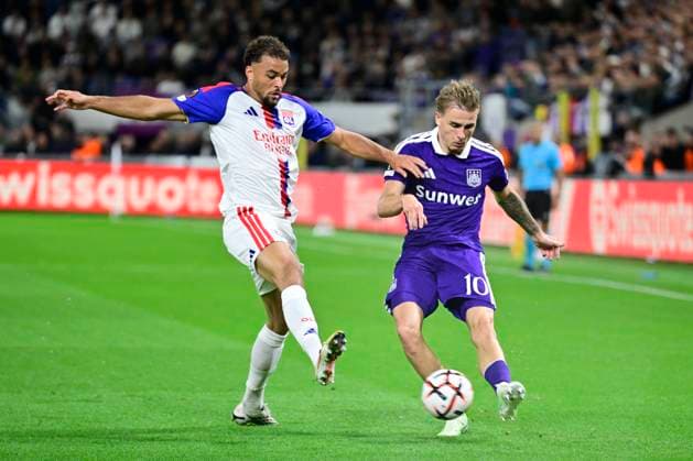 RSC Anderlecht v Olympique Lyon - UEFA Europa League ANDERLECHT, BELGIUM - SEPTEMBER 16 : Winkler Marten forward of RSC Anderlecht in action during the UEFA Europa League 2026 27 League Phase MD1 match between RSC Anderlecht and Olympique Lyon on September 16, 2026 in Anderlecht, Belgium, 16 09 2026 Anderlecht Belgium  Copyright: xJanxDexMeuleneirx