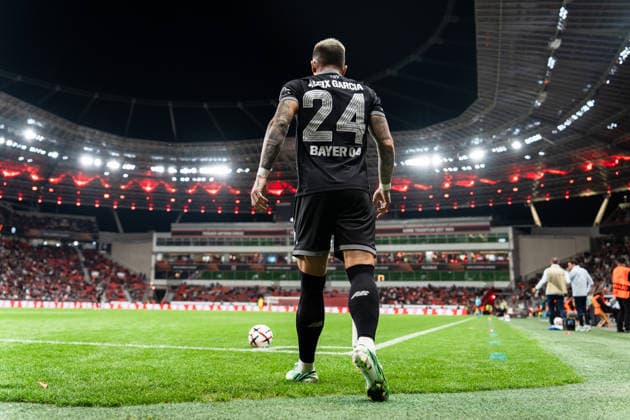 UEFA Europa League 2026 2027, Bayer 04 Leverkusen vs. NK Celje, 1. Spieltag, Mittwoch, 16.09.2026 BayArena (Nordrhein-Westfalen, Deutschland) Aleix Garcia Ecke Copyright: xCelinaxLeiersx